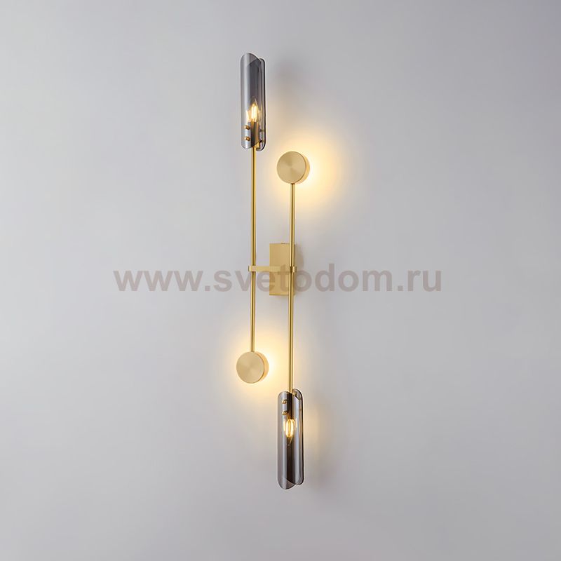 Настенный светильник ANDREAS Brass Cognac ImperiumLoft 230097-23