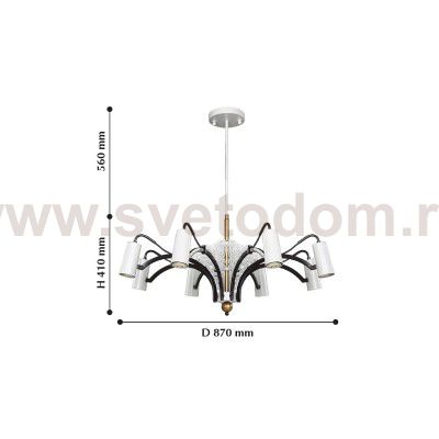Люстра подвесная Favourite 2301-8P Fabia