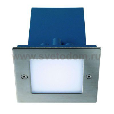 SLV 230131 FRAME OUTDOOR 16 LED Wand- einbauleuchte, quadratisch, Edelstahl, weiss