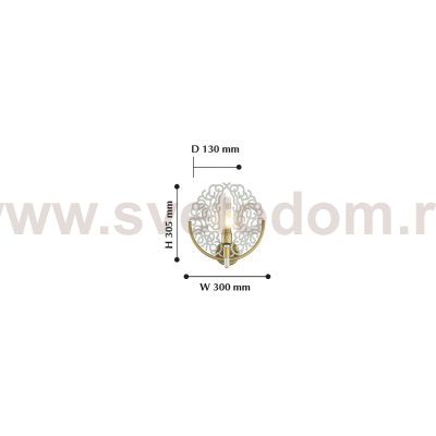 Настенный светильник Favourite 2303-1W Fabia