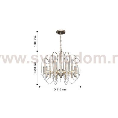 Люстра подвесная Favourite 2308-12P La Salute