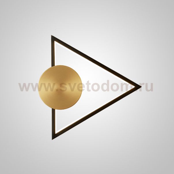 Настенный светильник WOLKE WIDE L28 Black ImperiumLoft 230831-23