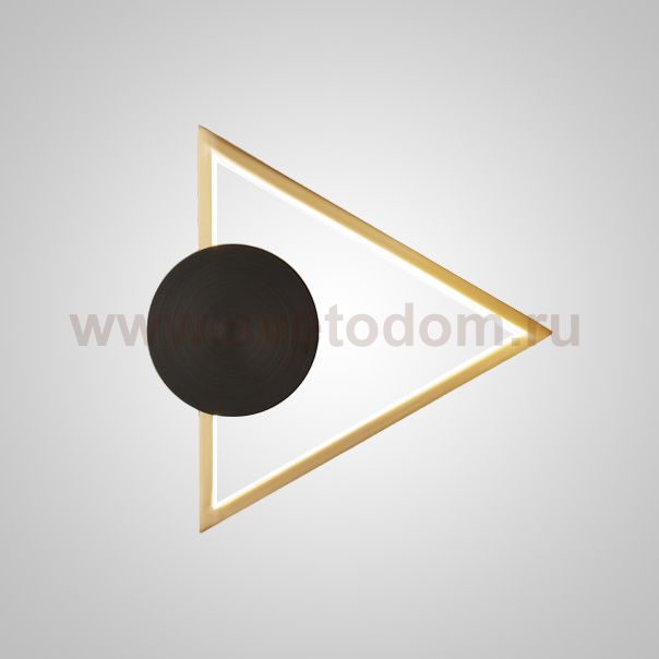 Настенный светильник WOLKE WIDE L28 Brass ImperiumLoft 230832-23