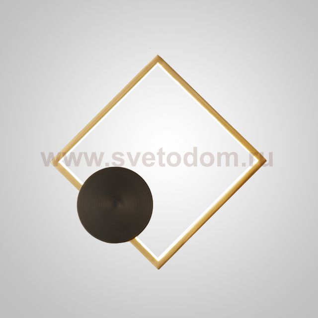 Настенный светильник WOLKE WIDE L24 Brass ImperiumLoft 230834-23