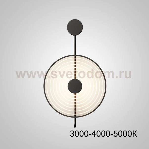 Настенный светильник WINDSOR Black Трехцветный свет ImperiumLoft 230843-23