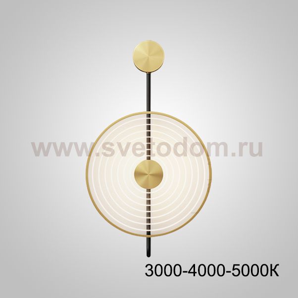 Настенный светильник WINDSOR Brass Трехцветный свет ImperiumLoft 230846-23