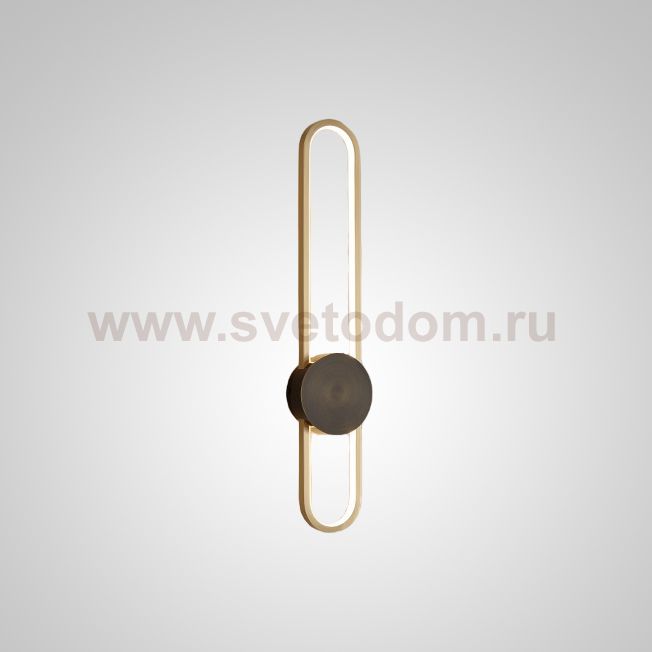 Настенный светильник HEIDY L H60 Brass Black ImperiumLoft 230861-23