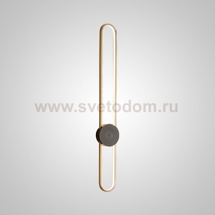 Настенный светильник HEIDY L H90 Brass Black ImperiumLoft 230862-23