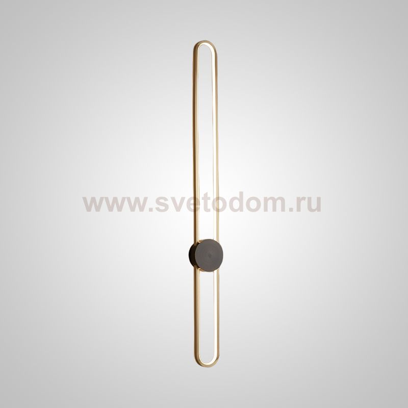 Настенный светильник HEIDY L H120 Brass Black ImperiumLoft 230863-23