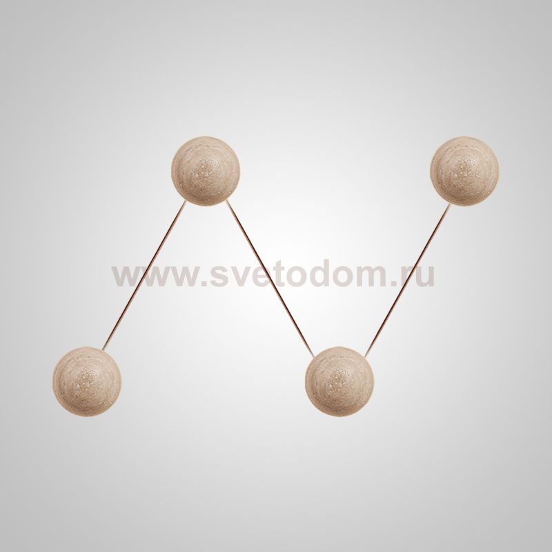 Настенный светильник POVL WALL L4 ImperiumLoft 230874-23