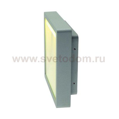 SLV 230884 INDIGLA Downunder Wandleuchte, silbergrau, 36 SMD LED, 6W, 3000K, IP54