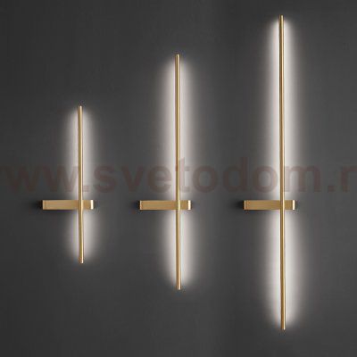 Настенный светильник GIA PAIR H120 Left Brass ImperiumLoft 230940-23
