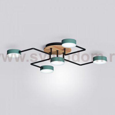 Потолочная люстра SCHEME LED COLOR L58 Green ImperiumLoft 231091-26