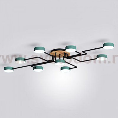 Потолочная люстра SCHEME LED COLOR L132 Green ImperiumLoft 231093-26