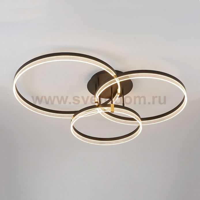 Потолочный светильник ALMER CH D40+50+60 Black ImperiumLoft 231151-23