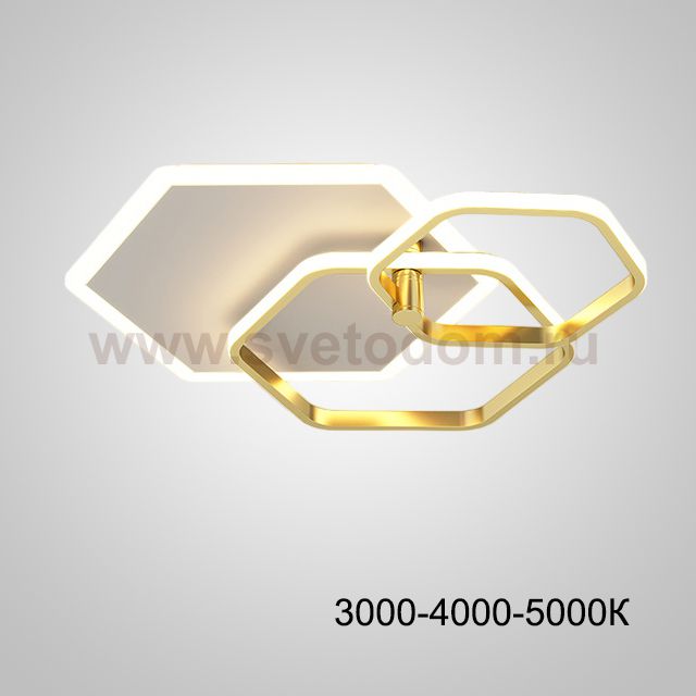 Потолочный светильник EDGON S Brass Трехцветный свет ImperiumLoft 231164-23