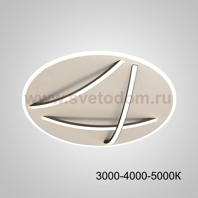 Потолочный светильник HAFTOR D50 Black Трехцветный свет ImperiumLoft 231219-23