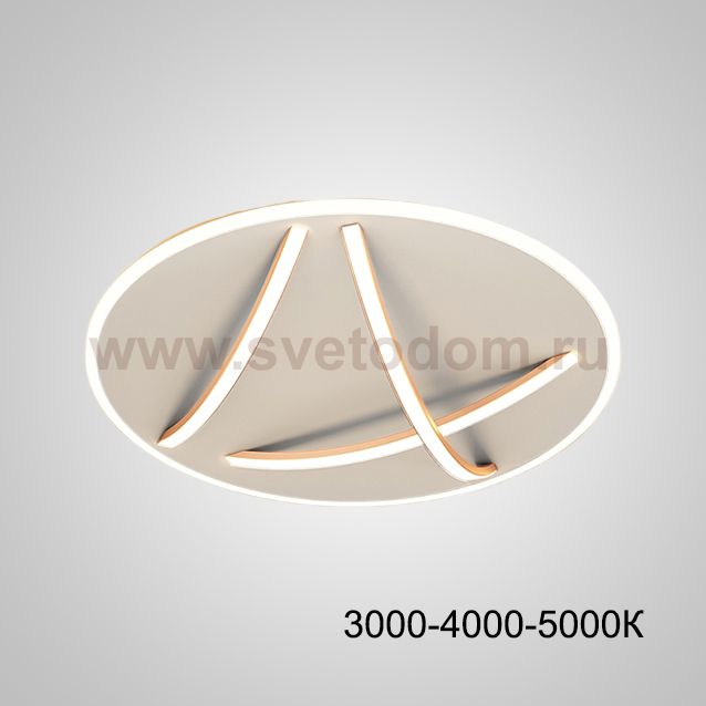 Потолочный светильник HAFTOR D50 Rose Gold Трехцветный свет ImperiumLoft 231223-23