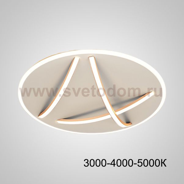 Потолочный светильник HAFTOR D60 Rose Gold Трехцветный свет ImperiumLoft 231227-23