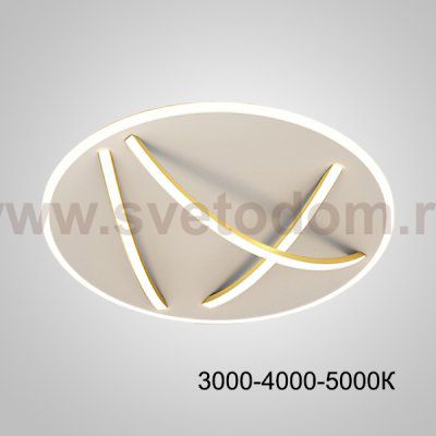 Потолочный светильник HAFTOR D60 Gold Трехцветный свет ImperiumLoft 231229-23