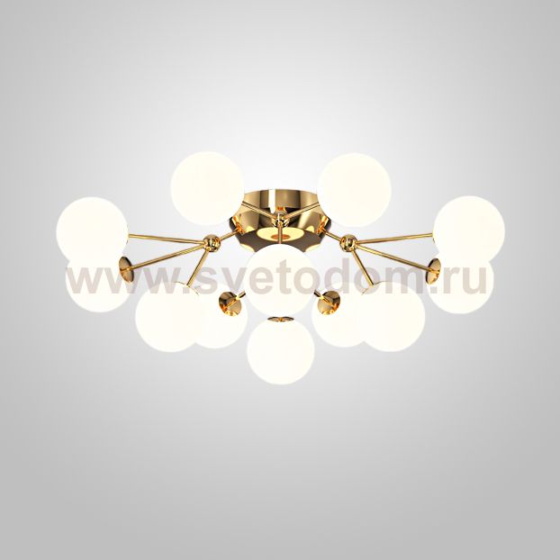 Потолочная люстра MARTIAL L12 Brass ImperiumLoft 231259-23