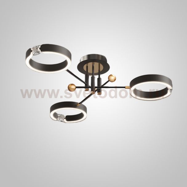 Потолочная люстра SELLIF CH L3 Black ImperiumLoft 231264-23
