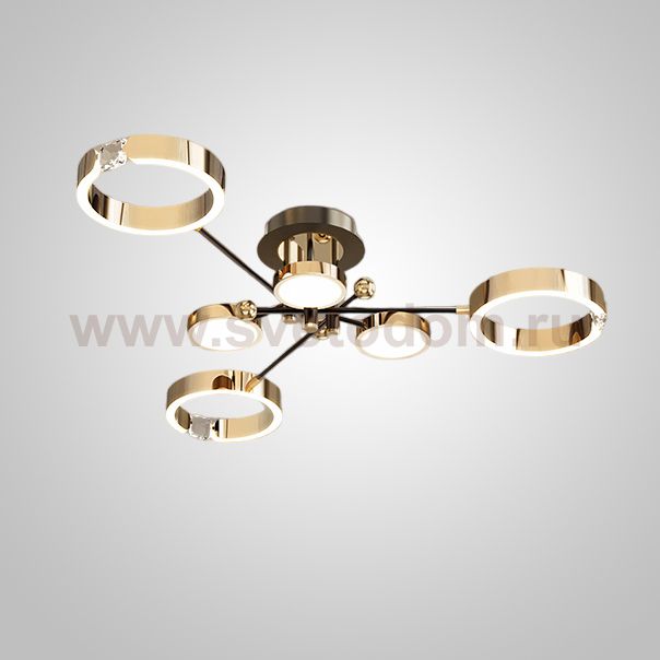 Потолочная люстра SELLIF CH L6 Brass ImperiumLoft 231270-23