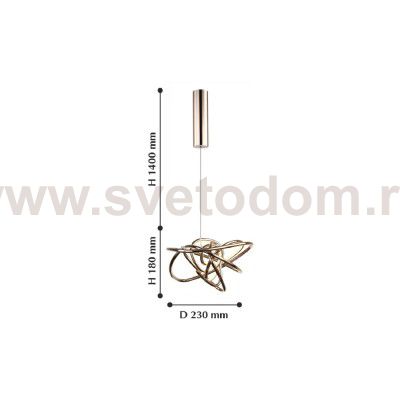 Люстра подвесная Favourite 2313-1P Saga