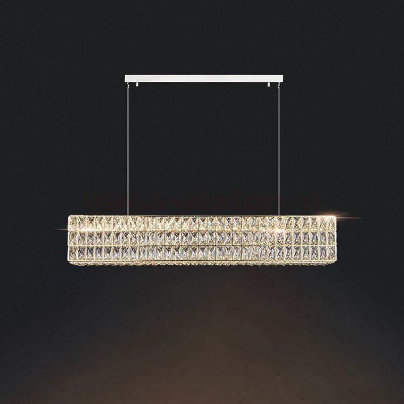 Подвесной светильник ACHILLES B LONG L100 Chrome ImperiumLoft 231320-23