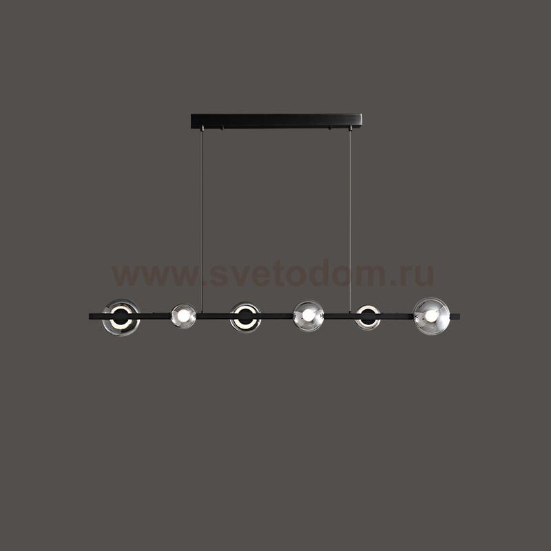 Подвесной светильник BOOSTER LONG L120 Black ImperiumLoft 231333-23