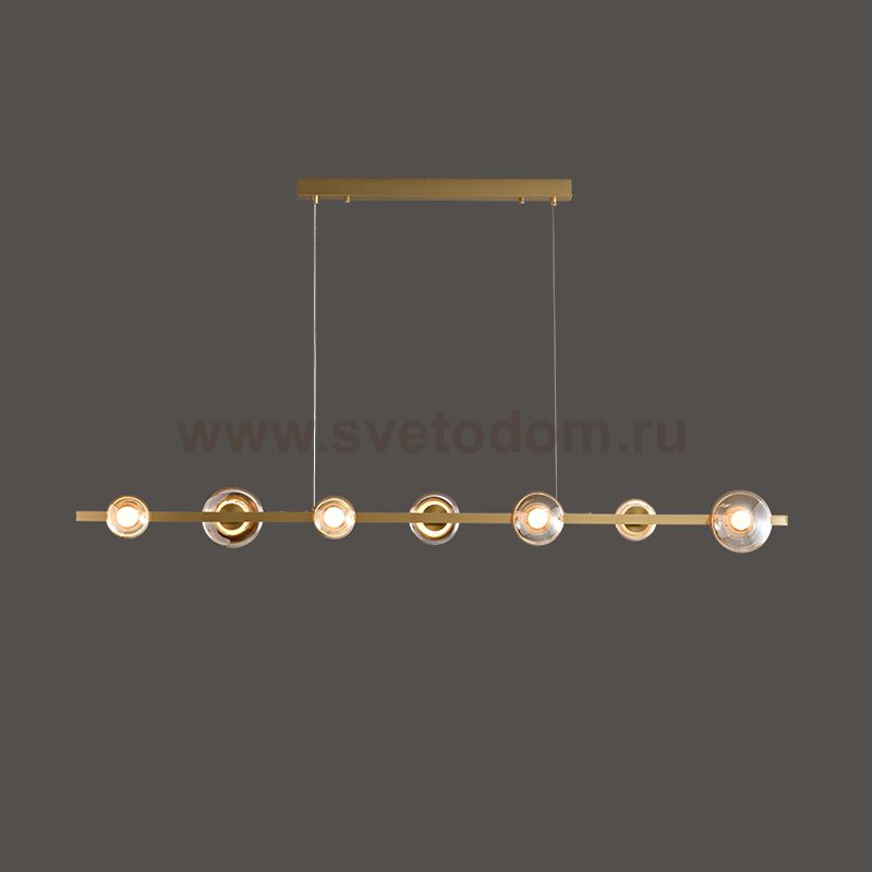 Подвесной светильник BOOSTER LONG L140 Brass ImperiumLoft 231337-23