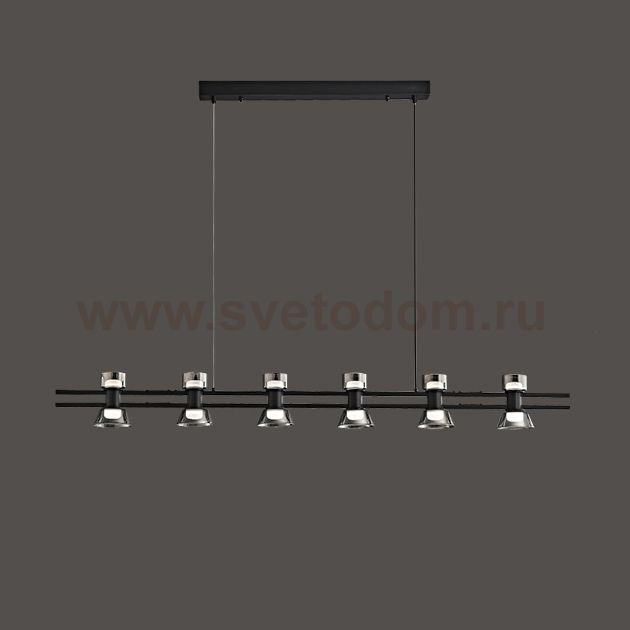 Подвесной светильник BLASIUS LONG L121,5 Black ImperiumLoft 231340-23