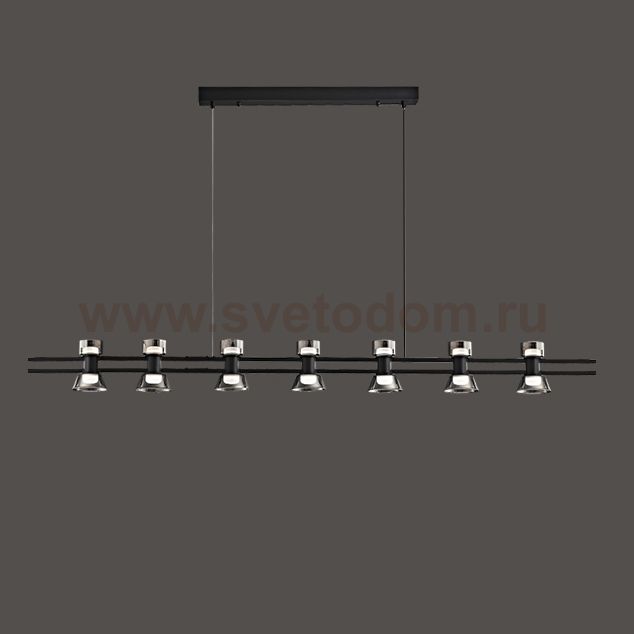Подвесной светильник BLASIUS LONG L140 Black ImperiumLoft 231341-23