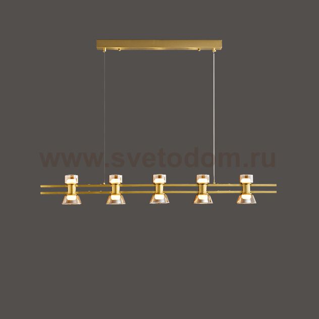 Подвесной светильник BLASIUS LONG L102,5 Brass ImperiumLoft 231344-23
