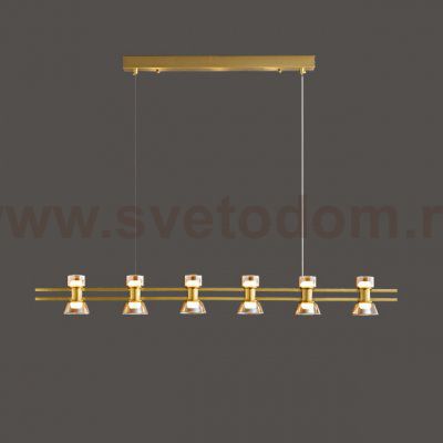 Подвесной светильник BLASIUS LONG L121,5 Brass ImperiumLoft 231345-23