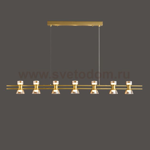Подвесной светильник BLASIUS LONG L140 Brass ImperiumLoft 231346-23