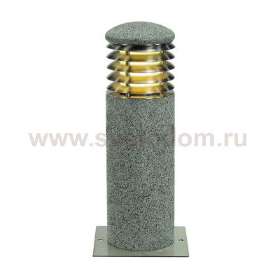 SLV 231430 ARROCK GRANITE 40 ROUND Stehleuchte, Granit, salt & pepper, E27, max. 15W