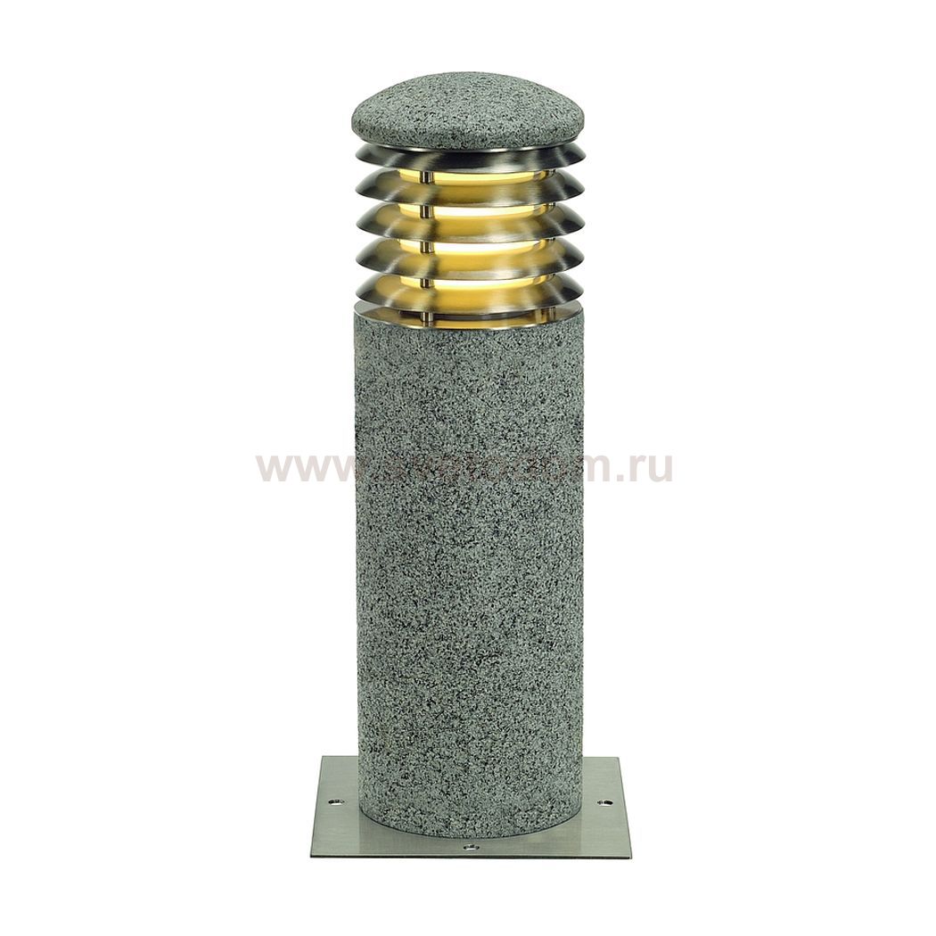 SLV 231430 ARROCK GRANITE 40 ROUND Stehleuchte, Granit, salt & pepper, E27, max. 15W