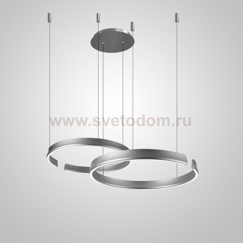 Подвесная люстра VEIKKO COMBO D45+65 Chrome ImperiumLoft 231556-23