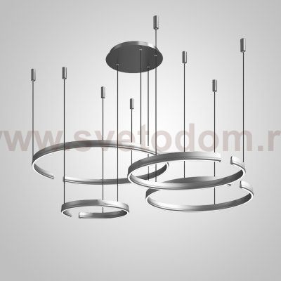 Подвесная люстра VEIKKO COMBO D45+65+65+85 Chrome ImperiumLoft 231558-23