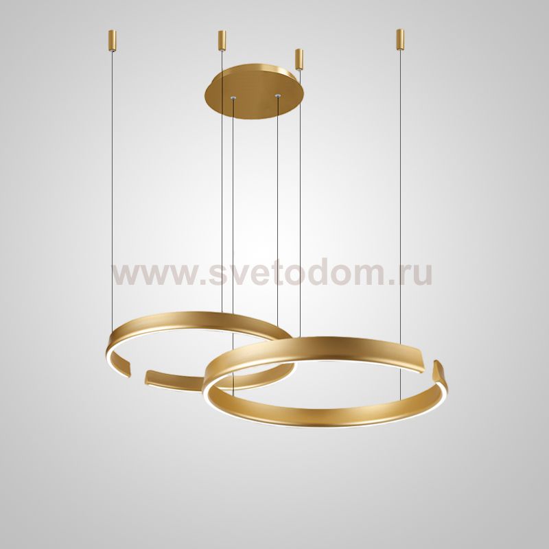 Подвесная люстра VEIKKO COMBO D45+65 Brass ImperiumLoft 231561-23