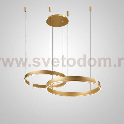 Подвесная люстра VEIKKO COMBO D45+65 Brass ImperiumLoft 231561-23