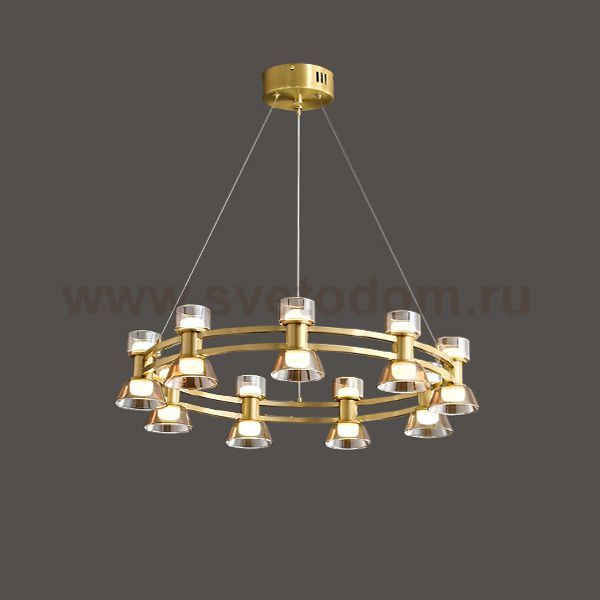 Подвесная люстра BLASIUS D63 Brass ImperiumLoft 231616-23
