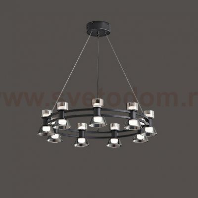 Подвесная люстра BLASIUS D63 Black ImperiumLoft 231620-23
