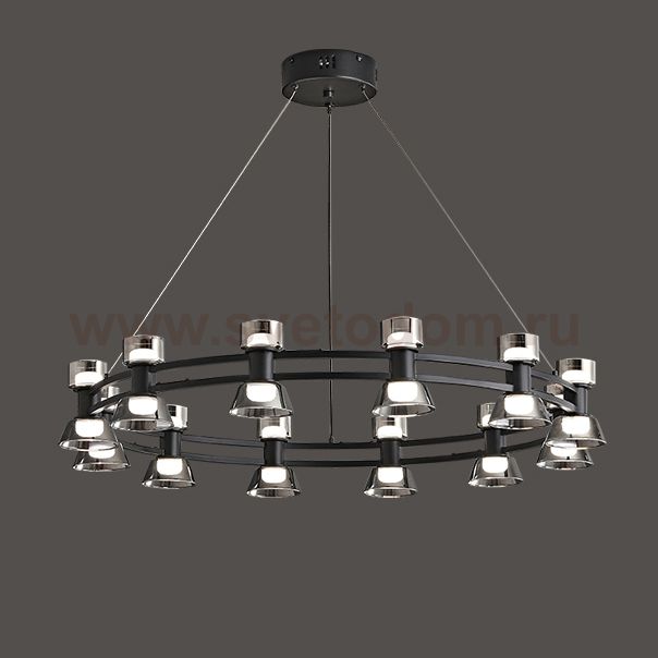 Подвесная люстра BLASIUS D83 Black ImperiumLoft 231621-23