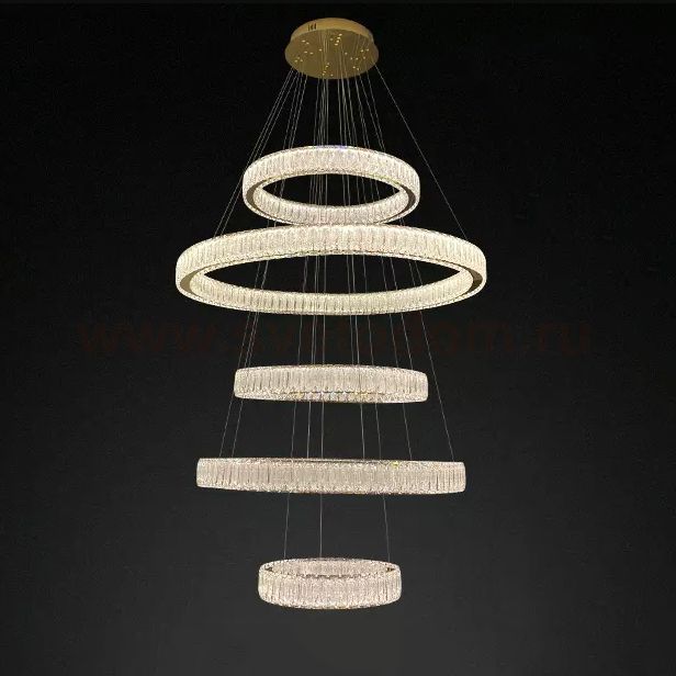 Подвесная люстра BELLA D40+80+60+100+60 ImperiumLoft 231625-23