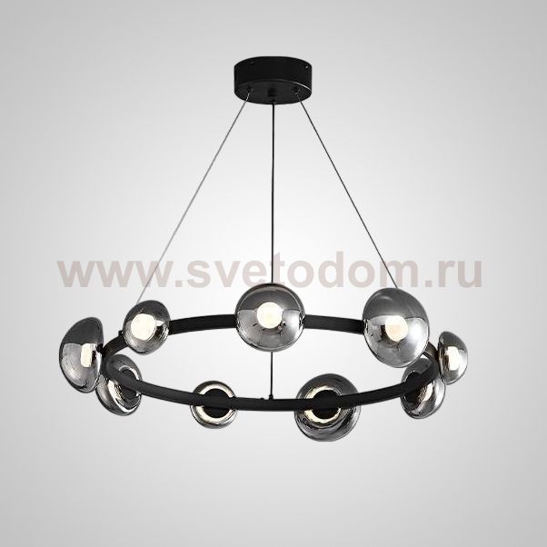 Подвесная люстра BOOSTER D68 Black ImperiumLoft 231628-23