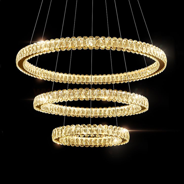 Подвесная люстра SEFENIAS B D30+50+70 Brass ImperiumLoft 231689-23