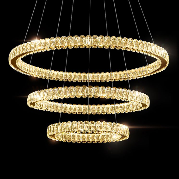 Подвесная люстра SEFENIAS B D50+70+90 Brass ImperiumLoft 231691-23