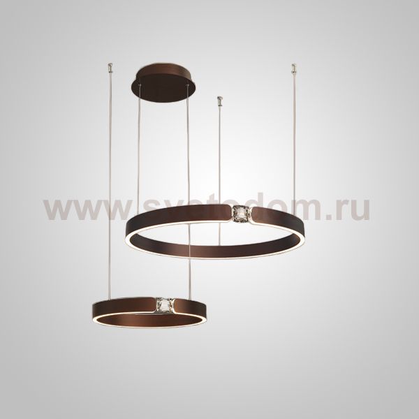 Подвесная люстра SELLIF B RING COMBO D40+60 Brown ImperiumLoft 231745-23